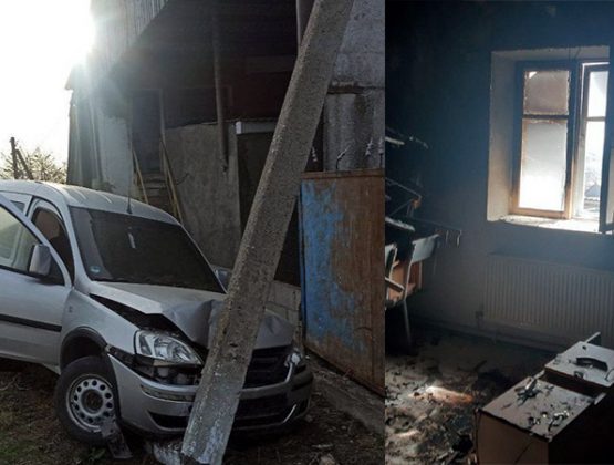 Двое парней из Кантемирского района ограбили и подожгли молитвенный дом, а также врезались в столб на угнанной машине