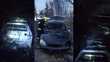 Два автомобиля охвачены пламенем в Кахул и Кишинэу